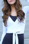 BALLET WRAP TOP