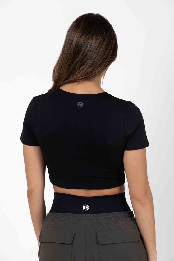 T-SHIRT MINI NEGRA